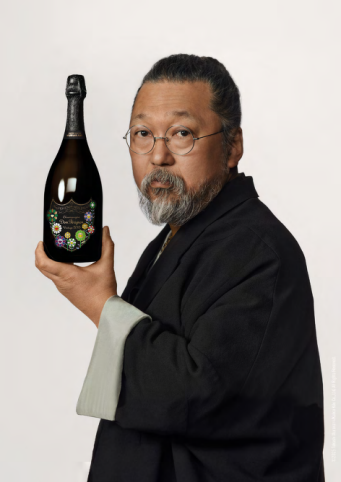 Dom Pérignon apresenta colaboração colorida com Takashi Murakami